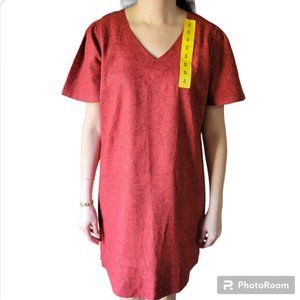 Nicole Miller Ladies' Linen Blen Red Dress